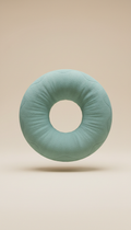 Plush Donut Pet Bed with Soft-Touch Fleece